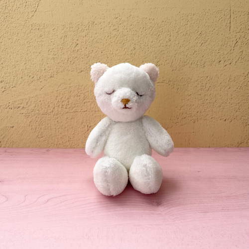 ピンク色の柴犬 アーティストベア 海外作家様 ぬいぐるみ ハンドメイド 手縫いの小さい柴犬(白柴) ぬいぐるみ TSUTOLAB(ツトラボ) 通販