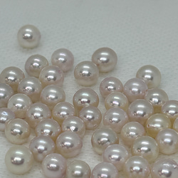 アコヤ真珠6.5mm珠 片穴 おまかせペア（2珠） 2枚目の画像