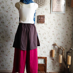 　Asianpants　multicolor　red・denim・cocoa 3枚目の画像