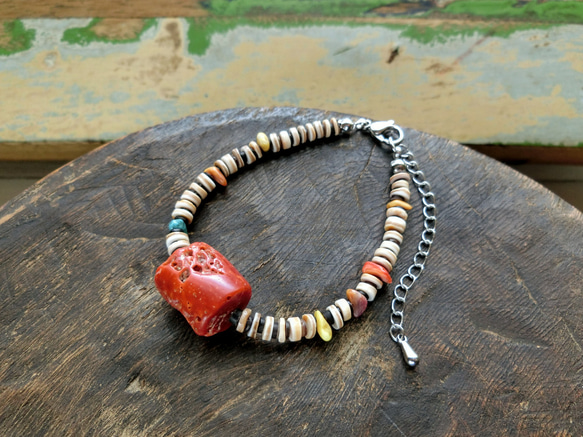 山珊瑚 ハンドメイド シルバーリング 【公式通販】