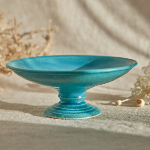 コンポート皿 青 3枚セット SOBOKAI/ コンポート皿 / アイスブルー