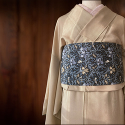 Morris Iris 和 Ruri 是神戶製作的半寬成人平子腰帶。 第4張的照片