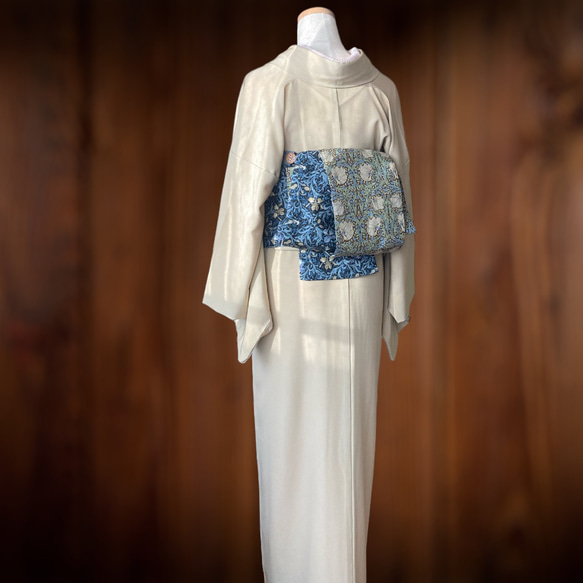 Morris Iris 和 Ruri 是神戶製作的半寬成人平子腰帶。 第6張的照片