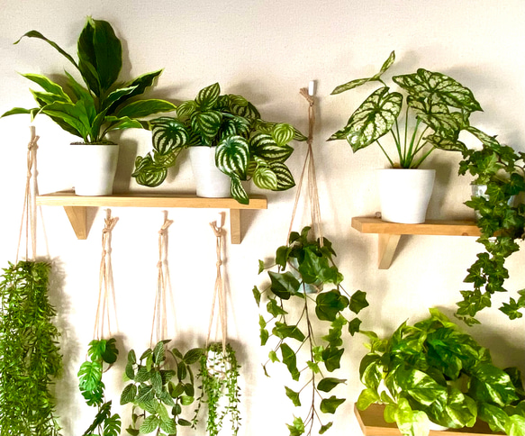 人工観葉植物】ディフェンバキア(左上・ホワイトストーン)フェイク