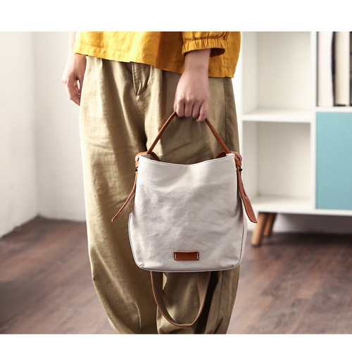 帆布×本革 かごバッグ トートバッグ ショルダーバッグ 名入れ