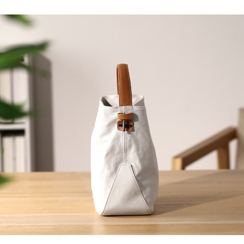 【超お買い得！】 帆布×本革 かごバッグ トートバッグ ショルダーバッグ 名入れ バッグ・財布