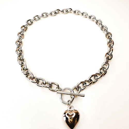 delivery 新品ハートチェーン　金属ネックレス　新品　未使用 delivery 新品ハートチェーン 金属ネックレス 新品 未使用