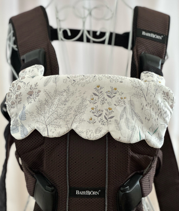 babybjorn☆ベビービョルンワンカイエアー　抱っこ紐カバー　北欧風☆ 8枚目の画像