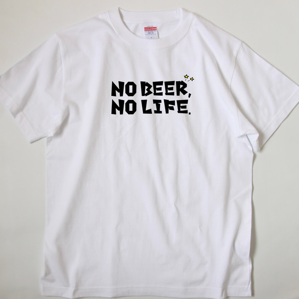 【ビールTシャツ】ノービール ノーライフ Tシャツ 3枚目の画像