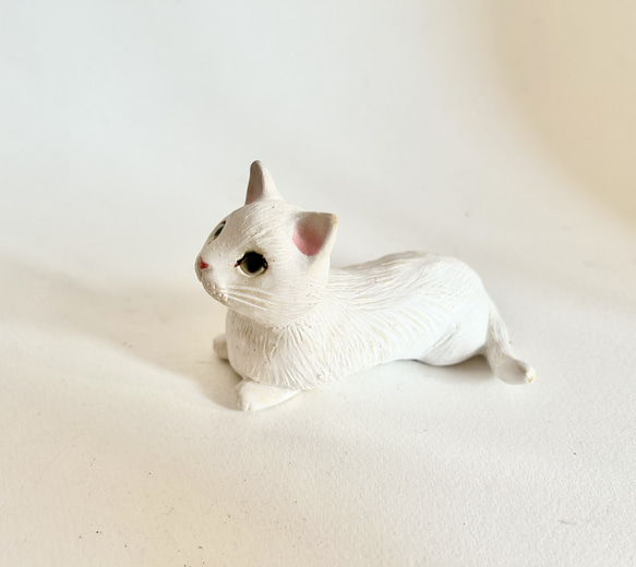 白猫ちゃん(伏せ) 6枚目の画像