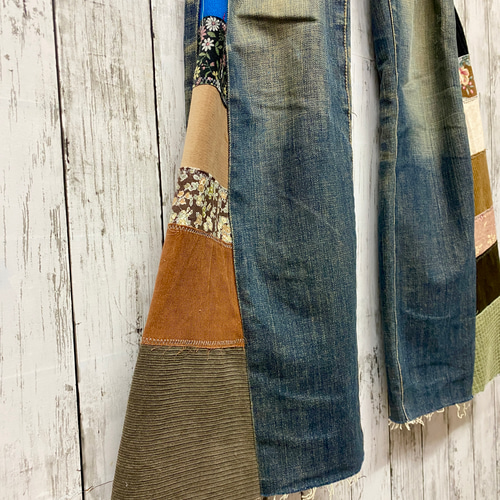 再構築 リメイク古着 Wrangler コーデュロイ フレアパンツ AYNE下北