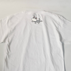 【ヨガ猫Tシャツ】ネコ ヨガ Tシャツ 2枚目の画像