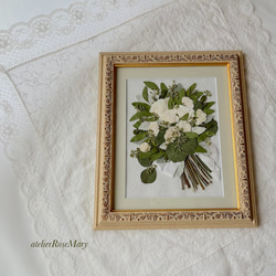 押し花アート　アフターブーケ　帝国ホテルロゴ入り 押し花アート アフターブーケ 帝国ホテルロゴ入り 【公式通販】