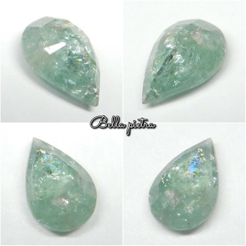 0.431ct☆非加熱☆希少☆天然パライバトルマリン 虹入り ルース