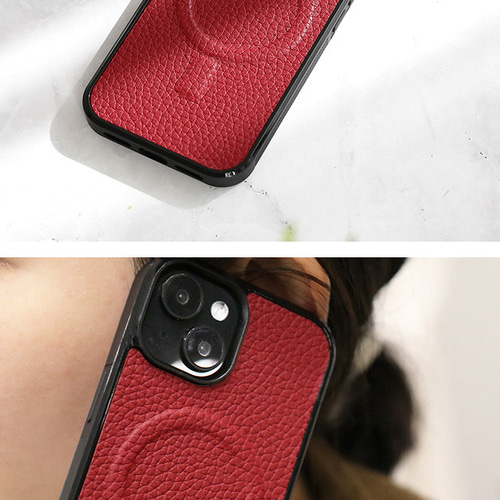 ◆Bandolier◆ MagSafe対応 レザー スマホケース 3色 送料込 栃木レザーMagSafe対応ハードケース - スマホカバーの通販