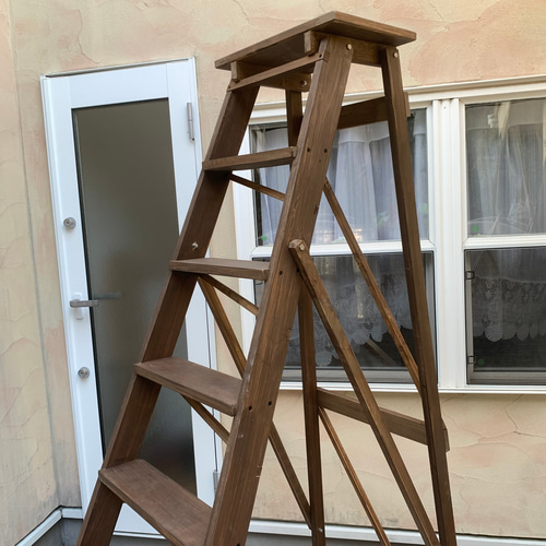 h1800メガビッグなウッドラダー① h1800 ブリティッシュウッドラダー メガビッグ① R0602H1800SR8D1-01