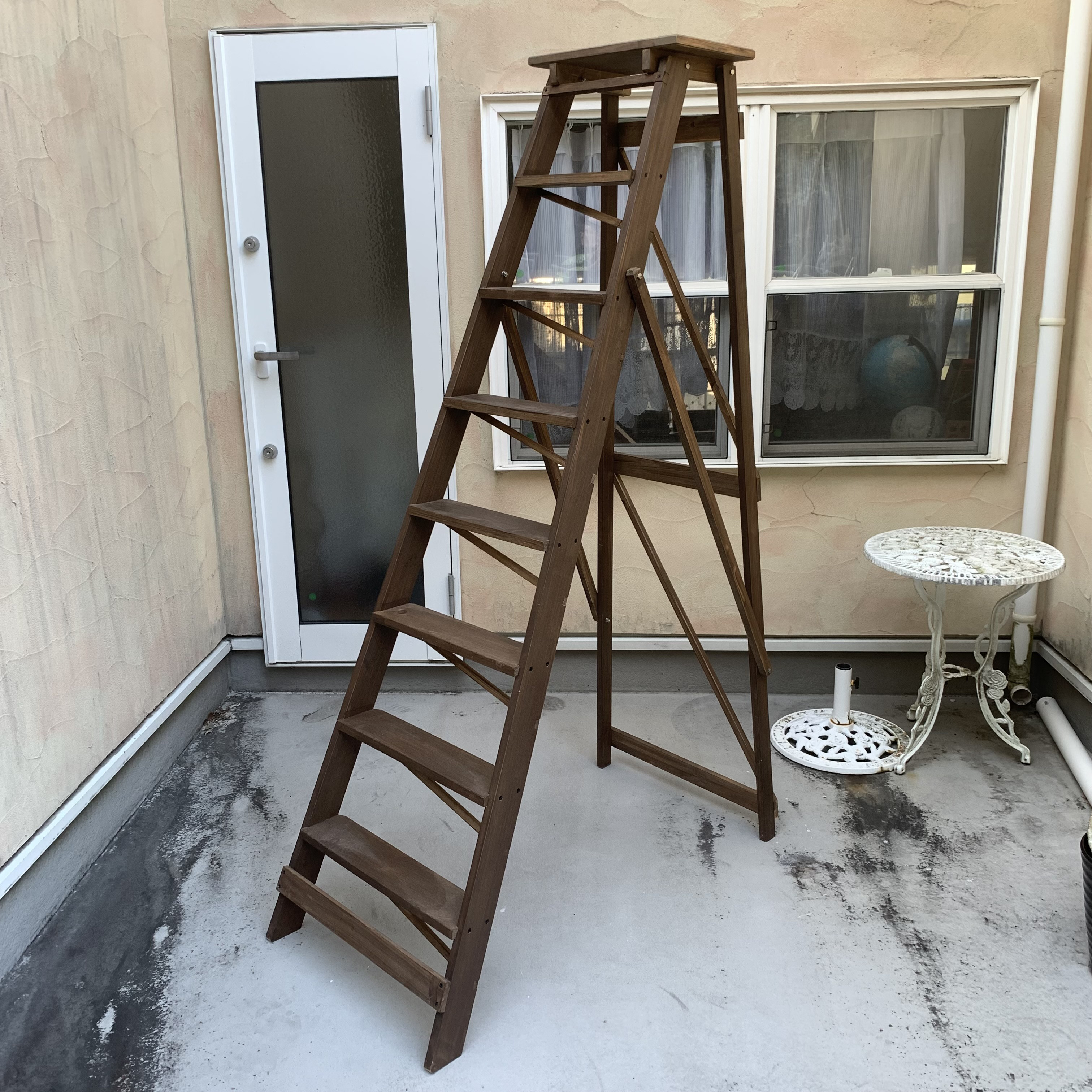 h1800 ブリティッシュウッドラダー　メガビッグ②    R0602H1800SR8D2-01