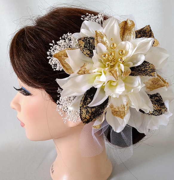 和装髪飾り、成人式髪飾り、卒業式髪飾り、結婚式、お色直し、ヘアー  