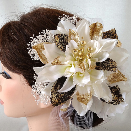 和装髪飾り、成人式髪飾り、卒業式髪飾り、結婚式、お色直し