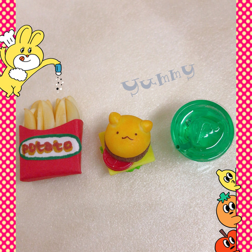 にゃんこバーガーセット ◇未使用◇にゃんにゃんにゃんこスペシャルバーガーセット