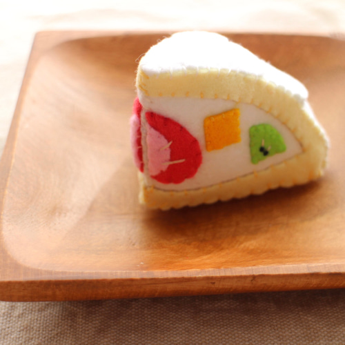 フェルトままごと＊ケーキセット＊ ケーキ屋さん おままごと おもちゃ