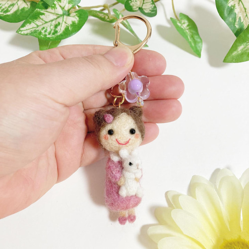 ♡世界にひとつのオーダーメイド♡羊毛フェルトマスコット お顔