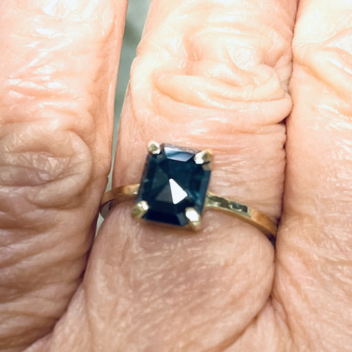 大粒ブルーダイアモンドリング1.3カラット 大粒ブルーダイヤモンドリング1.3カラット 指輪・リング maiori 通販