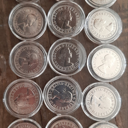 1947~1967英国の幸せのシックスペンス 20枚セット イギリス から ラッキー6ペンスウエディングコイン 美品 4枚目の画像