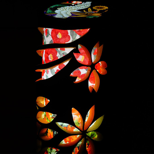 竹灯り・竹あかり・竹灯籠　～～ 癒しの灯り　華衣ライン★鶴華★～～ 竹灯り・竹あかり・竹灯籠 ～～ 癒しの灯り 華衣ライン☆鶴華