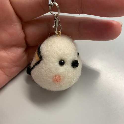 羊毛フェルト　シマエナガ お家時間が増える冬に、羊毛フェルトはじめてみない？【第1回