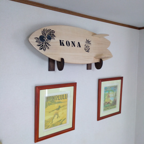 サーフボードオブジェ（Honolulu） タペストリー・壁掛け kona 通販