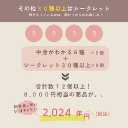 【8,000円相当】 HAPPY BAG//可愛い系 2024 数量限定 アクセサリーパーツ ハンドメイドパーツ アクセ 3枚目の画像
