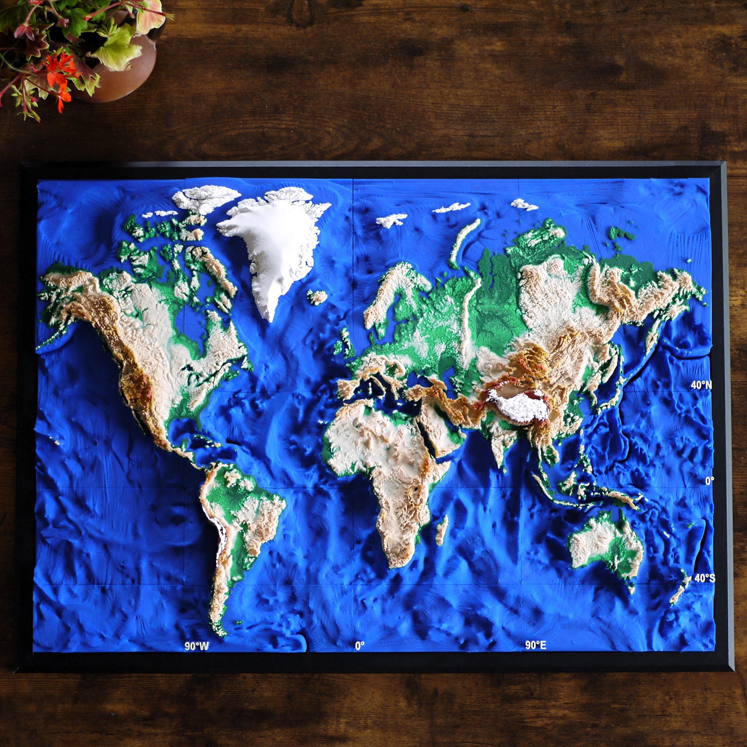 手作り世界地図 壁掛け木製世界地図 | 68travel