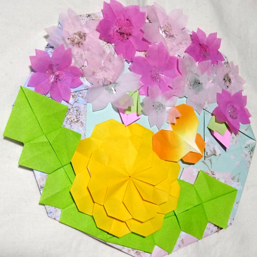 たんぽぽ・リース・桜・折り紙 ・壁面飾り【☆送料無料☆】 その他