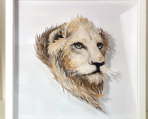 原画#3850 黒猫 カフェ 花 ヨーロッパ 水彩画 ドローイング 絵画