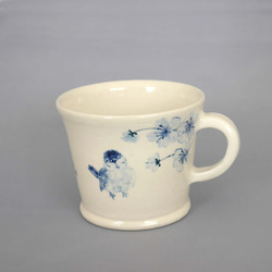 手作りマグカップ「桜とスズメ」 3枚目の画像