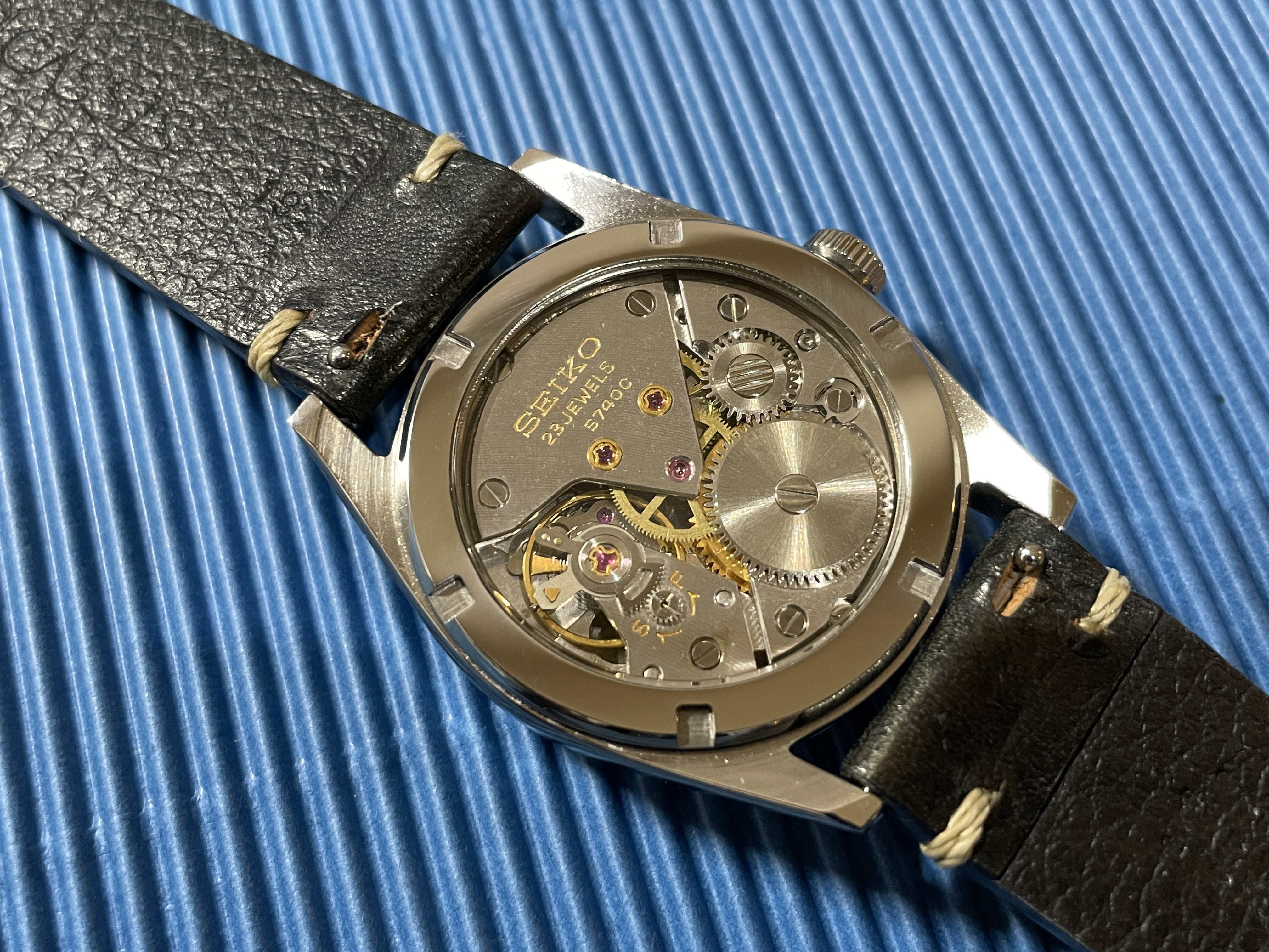 セイコー ロードマーベル36000用 シースルーバック 角溝タイプ スケルトン 裏スケ SEIKO