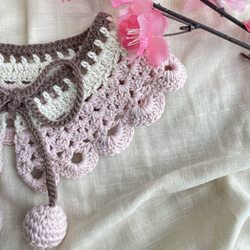 ひな祭り× ピンク】つけ襟 つけ襟スタイ スタイ ベビー キッズ お雛様