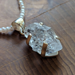 超クールなタイプ。ハーキモンの輝くダイヤモンド。スターリングシルバー スクラッチセット ペンダント #C24018 ✺Apple 1枚目の画像