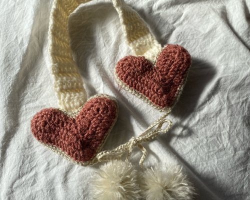 追加♡ハートチョコイヤーマフラー(ミント)♡ 追加♡ハートチョコイヤーマフラー(ミント)♡ 追加♡ハートチョコ