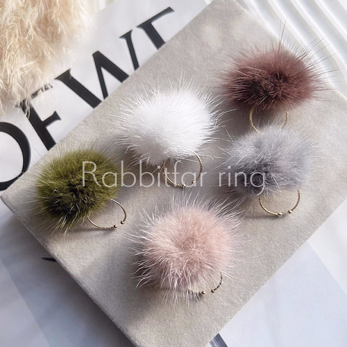 上質♡ラビットファーリング 指輪・リング LA LUMIERE 通販 17127059