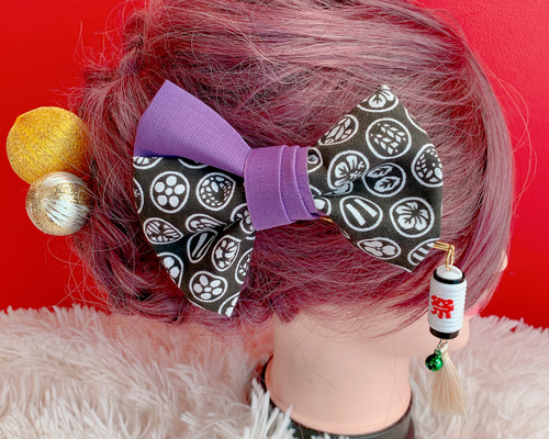 祭ヘア☆成人式髪飾り☆結婚式☆袴ヘア☆和装☆卒業式髪飾り☆畳縁  