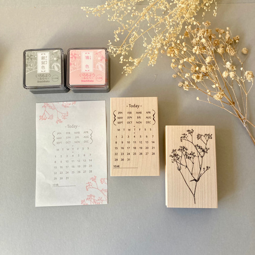 Calender｜おまけ付き【ラバースタンプ】Vivianaシリーズ カレンダー