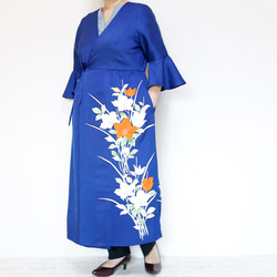 KIMONO Wrapped Dress&#39;n Coat - 獨一無二的 2 向禮服外套，由和服製成！ 第5張的照片