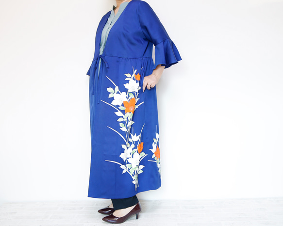 KIMONO Wrapped Dress&#39;n Coat - 獨一無二的 2 向禮服外套，由和服製成！ 第2張的照片