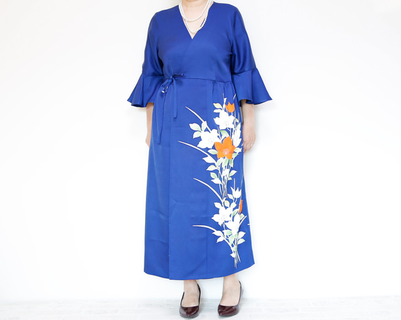 KIMONO Wrapped Dress&#39;n Coat - 獨一無二的 2 向禮服外套，由和服製成！ 第16張的照片