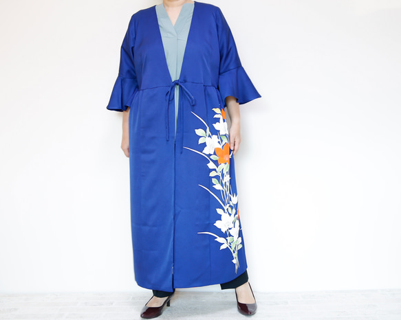 KIMONO Wrapped Dress&#39;n Coat - 獨一無二的 2 向禮服外套，由和服製成！ 第6張的照片