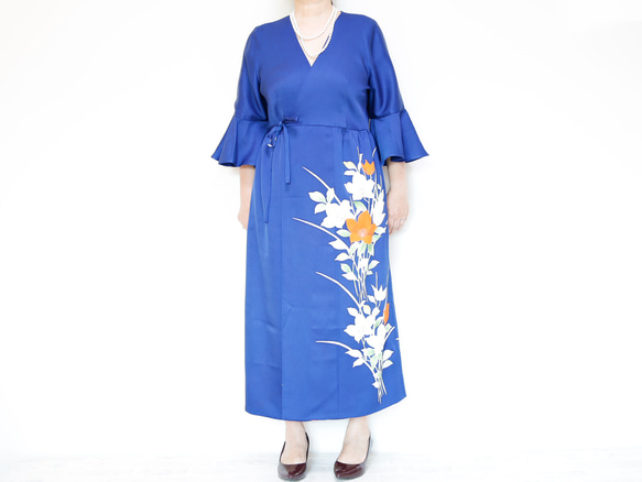 KIMONO Wrapped Dress&#39;n Coat - 獨一無二的 2 向禮服外套，由和服製成！ 第17張的照片