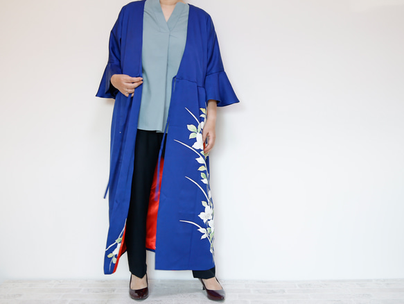 KIMONO Wrapped Dress&#39;n Coat - 獨一無二的 2 向禮服外套，由和服製成！ 第12張的照片