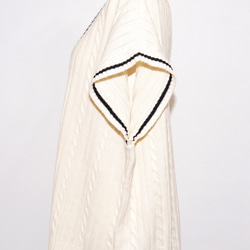 Oversized Tilden Knit Vest (off white) ニットベスト ホワイト 白 11枚目の画像